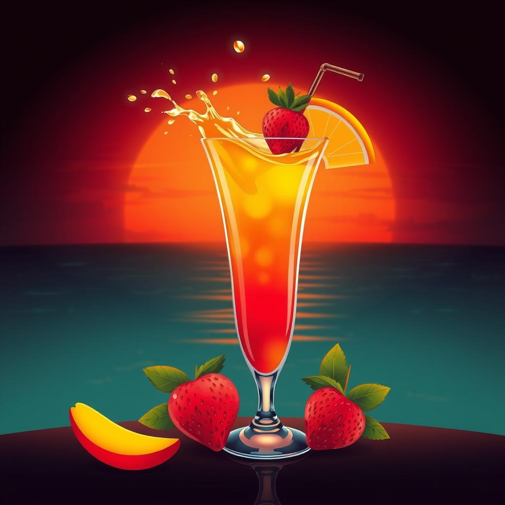Sunset Splash Mocktail